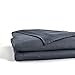 RelaxBlanket 60''x80'' Duvet Cover for Weighted Blanket | Premium 180GSM Cotton | Dark Grey