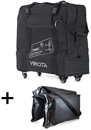 Vincita Soft Transport Bag with Wheels for Brompton Bicycle for Bicycle and Bikes