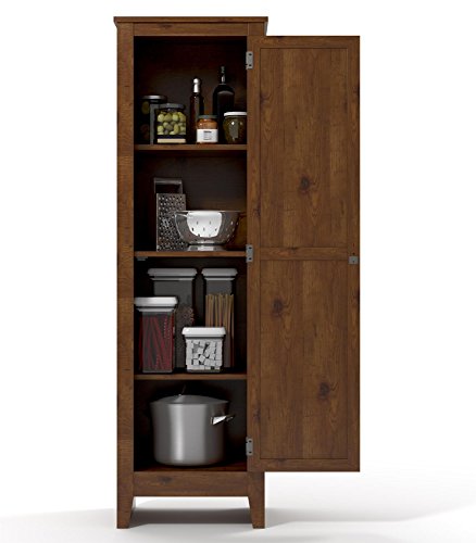 Ameriwood Home Single Door Pantry Old Fashioned Pine Buy Online