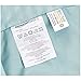 Amazon Basics 3 Piece Striped Microfiber Duvet Cover Set, King, Spa Blue