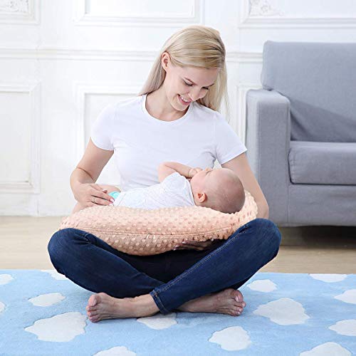 Nursing Pillow Cover Breastfeeding Pillow Cases Minky Dot Slipcover