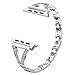PUGO TOP Replacement for Apple Watch Band 38mm 40mm 44mm 42mm Stainless Steel for Iwatch Series 5/4/3/2/1 for Women (Silver, 38mm/40mm)