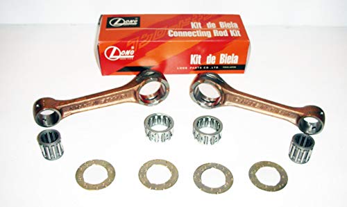 YAMAHA RD350 LONG BRAND JAPAN CONNECTING ROD KIT WITH SMALL AND BIG END NEEDLE BEARINGS WITH WASHERS (2 KITS, ONE EACH FOR BOTH CYLINDERS) GUDGEON PINS RD 350 CAFE RACER 1973-75 US SPEC RD 350YPVS