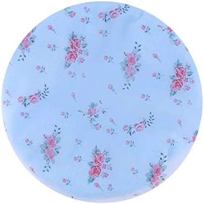 WXNUH Rurah Shower Caps Reusable Waterproof EVA Plastic Elastic Band Flower Printed Hat Environmental Protection Hair Bath Caps Lady Salon Hat