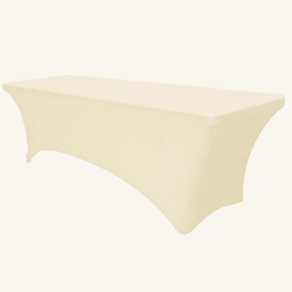 Best 6 ft ivory table cloth