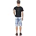 E-TING 1 Set Casual Wear T-Shirt Pants Pack Summer Look for Boy Doll (Black Blue)