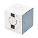 Skagen Signatur Stainless Steel and Leather Hybrid Smartwatch, Color: Rose Gold-Tone, Black SKT1112