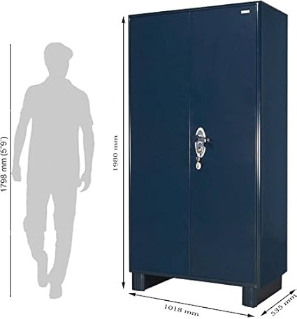 Godrej Interio Storwel H Metal Almirah Finish Color Blue