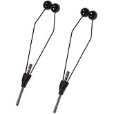 ZUDILYO 2PCS Fly Tying Bobbin Threader Tool with Ceramic Tip for Smooth Fly Fishing Lure Making Adjustable Tension for All Thread Spools