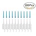ROSENICE Dental Floss Interdental Brush Teeth Stick Double-ended Toothpick 200pcs.