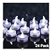 OMGAI 24 PCS LED Tea lights Candles Battery-Powered Small Bright Flickering Flameless Candles for Home Decoration - Cool White