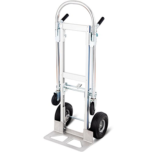 image for Goplus Convertible Hand Truck Foldable Aluminum Cart Heavy Duty Dolly 