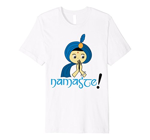 Premium Fit Boy Mens Namaste Punjabi Turban Indian Bindi Tee