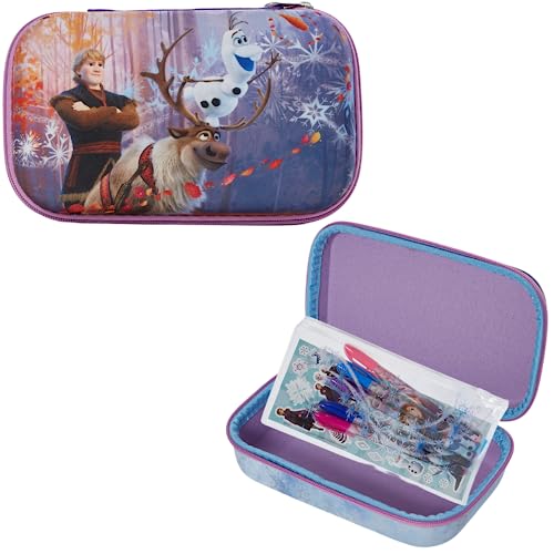 Frozen Pencil Case with Stickers and Pens