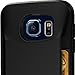 Galaxy S6 Wallet Case - Vault Slim Wallet for Galaxy S6 by Silk - Ultra Slim Protective Wallet Cover (Black Onyx)