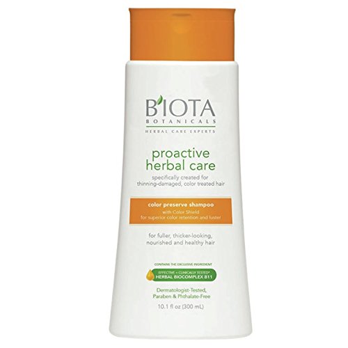 BIOTA Botanicals Proactive Herbal care color preserve shampoo (Packaging may Vary)