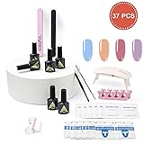 Starter Kit, Aifaifa 37pcs Home DIY Gel Nail Polish Set, Nail Art Design Kit for Nail Lover