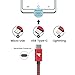 RAMPOW Red USB-C to USB-A Charge Cable, Certified (3.3ft, USB 3.0) Double-Braided & Durable Type-C Charger Cord, Compatible with Android, Samsung Galaxy S9/S8, Note 9, LG, HTC and More