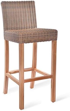 Amazon De Garden Trading Lymington Barhocker Wetterfest Rattan