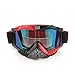 G4Free Adult Motorcycle Motocross Goggles ATV Racing Goggles Ski Glasses UV Protection Anti-Fog Dirt Bike Mx Goggle Glasses and Ski Snowborading