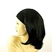 Headband Wig Woman Mid-long Black Smooth Ref 1b Mady