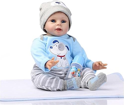 Newborn Baby Dolls that Look Real Boy OMISS 18" Lifelike Soft Vinyl Silicone Baby