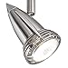 Heavy Duty 4-Head LED Ceiling Track Light Fixture Kit Spot-Light GU10 Directional Adjustable Silver Satin Nickel Finish Mid Century Modern Kitchen Bathroom Living Room Dining 31 1/2