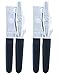 EZ-DUZ-IT Deluxe Can Opener with Black Grips - Set of 2