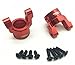 Treal Aluminum C-Hub Carrier for Axial Wraith & RR10 1:10 RC Car - Red