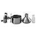 Formax420 Powder Spice Grinder Hand Mill Funnel with a Glass Jar