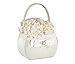 Lillian Rose Satin Flower Girl Basket, Ivory (FB125