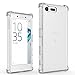 Sony Xperia X Compact case, KuGi Sony Xperia X Compact -[ Drop/Shock/Scratch] TPU Bumper Case for Sony Xperia X Compact Smartphone (Clear)