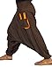 Mens Boho Hippe Baggy Cotton Handmade Wide Leg Harem Pants - Drop Pockets Style