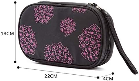 Coomir Travel Jewellery Organiser Box Bag Multi-function Necklaces Ring Accessories Storage Bag Pink