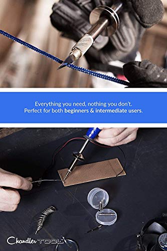 Chandler Tool Soldering Iron Kit - 30 Watt - Professional Quality Solder Iron With 5 Long-Life Tips + Stand + Lead-Free Wire - Thumbnail 5