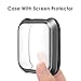 NANW Screen Protector Compatible with Fitbit Versa Lite Edition (3-Pack), All-Around Smartwatch Screen Protective Screen Case Bumper Cover Saver Soft TPU Plated Case (NOT for Fit bit Versa)