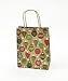Christmas Medium Gift Bags Kraft with Glitter, 10 Pack