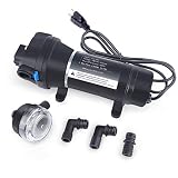 BACOENG AC110V Self Priming Water Pressure Diaphragm Pump 4.5GPM 17L/min 40Psi Caravan/RV/Boat/Marine
