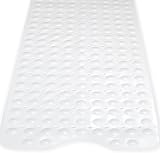 ANSIO Bath Mat Non Slip 100 x 40 cm White with Drain Holes view 6