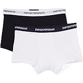 Emporio Armani Men's 2 Pack Cotton Trunk
