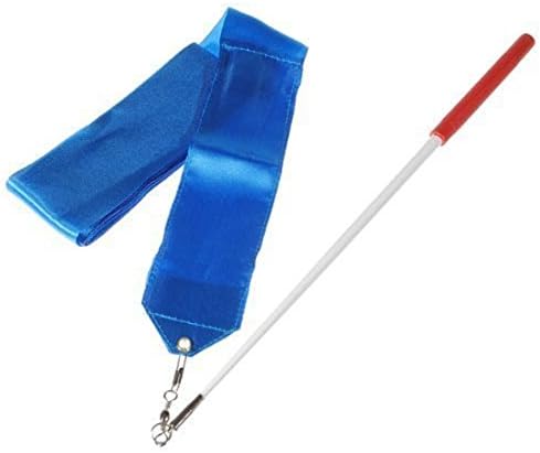 Skydume 2Pack 4M Dance Ribbon Gym Rhythmic Art Gymnastic Ballet Streamer Twirling Rod