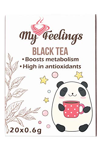 My Feelings Schwarztee - Pulverextrakt, 20 Sticks x 0,6 g – Bild 3