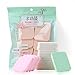 40 Pcs Latex Free Makeup Sponges for Full Coverage Powder, Cream, Liquid Foundation Cosmetics - Long Lasting, Disposable Beauty Blender Foam Applicator Puffs for Sensitive Skin (40pcs/2bags)