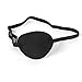 AKOAK 1 Pcs Adult Kid’s Black Adjustable Soft and Comfortable Pirate Eye Patch Single Eye Mask for Amblyopia Lazy Eyethumb 2