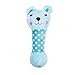 Viiler - 2 pcs Set Dog Squeaky Toys Stuffed Chewers Toys for Small Medium Dog Puppies Bone Shape (Random Colors)