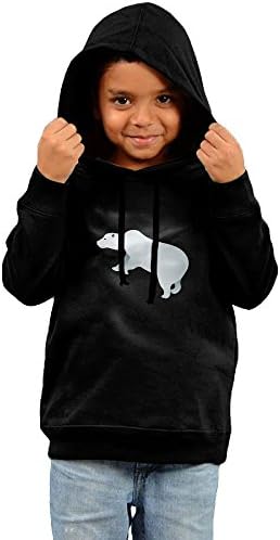 Hfuigew Big Kid Cute Polar Bear Travel Shirt Sweatshirt Tops Outfits Clothes Black 4 Toddler
