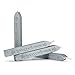 Mceal Sealing Wax Stick with Wick Flower De Luce of France Retro 10 Pieces Pack(Silver Grey)
