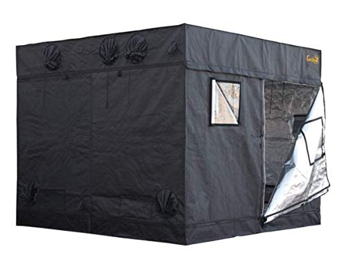 Gorilla Grow Tent Lite Line | Complete 8-Foot by 8-Foot Reflective Hydroponic Grow Tent for Growing Indoor Plants | All Steel Interlocking Poles, Windows, Floor Tray - Thumbnail 3