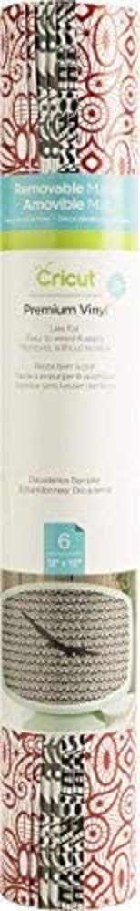 Cricut Premium Removable Patterned Vinyl 12"x12" 6-Sheet (Decadence Sampler)