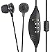 ECS WordSmith USB Transcription Headset, 7-Foot Cord, in-Ear Ear Bud with Silicone Ear Tips, Superior Comfort & Audio Clarity, External Sound Card, Medical & Legal Dictation, 3 Extra Pair of Ear Tips